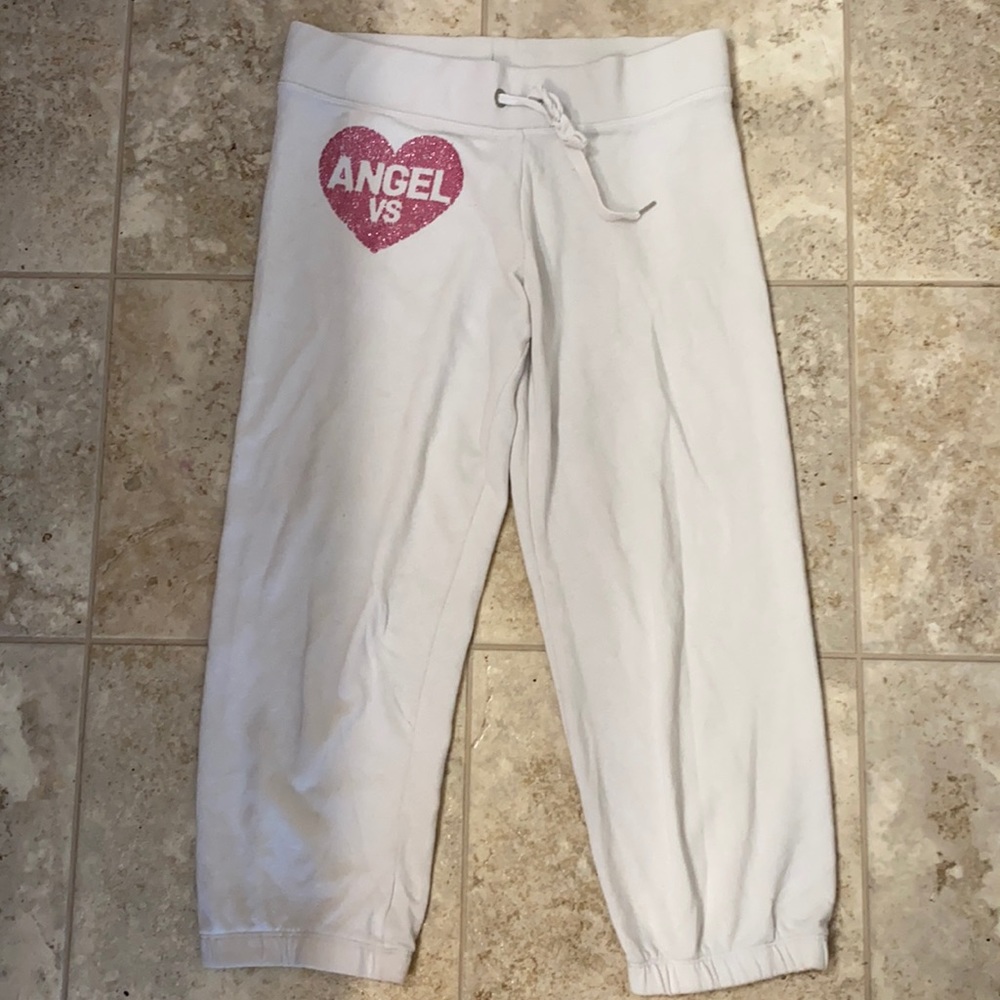 White y2k 2000s sweats